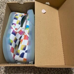 VANS SLIP ON, NEW IN BOX, Women Size 6, CULTIVATE CARE COLLECTION.